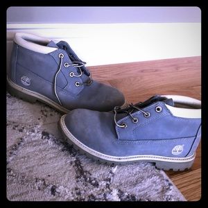 Baby blue timberlands